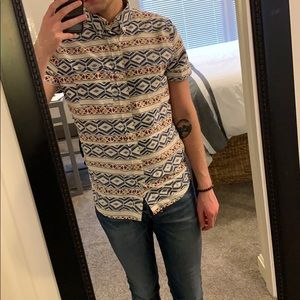 Hollister Aztec Button-Up